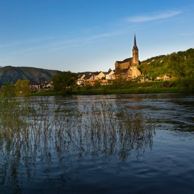 Mosel mit Blick auf Dieblich